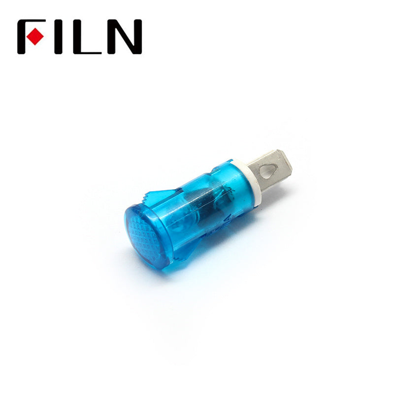 10mm 220v The Air-Conditioner Panel Plastic Indicator Light Blue