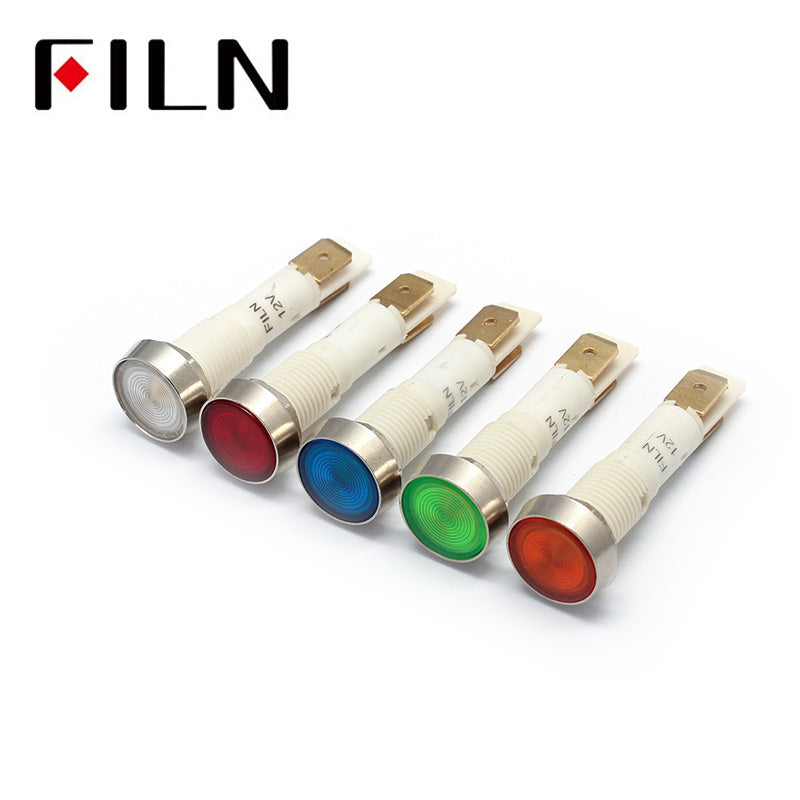 10MM 220V Kitchen Equipment LED Plastic Indicator Ligh Colour