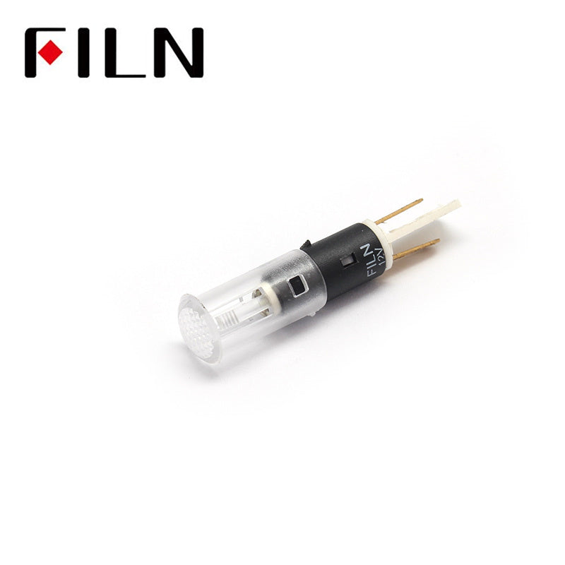 8MM 110V BULE LED Grill fryer UL plastic indicator light White