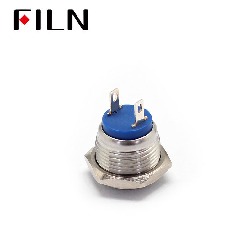 16MM stainless 2P momentary ul METAL push button switch Best Price