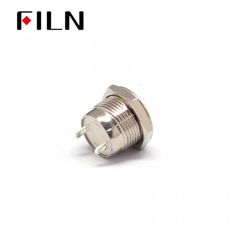 FILN silver 12mm short length 4 soldering pin dull momentary metal push button switch Shop Now