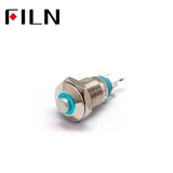 8mm Mini 3v Red Normally Open Momentary Metal Push Button Switch China