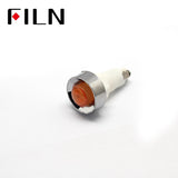 12.5mm Screw Feet 24VDC LED Indicator Light Orange