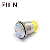 19MM 110V UL IP67 Stainless steel PUSH BUTTON SWITCH Blue