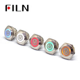 16mmr Momentary 12V Metal Push Button Switch With Ring LED Power Symbol Shop  Now