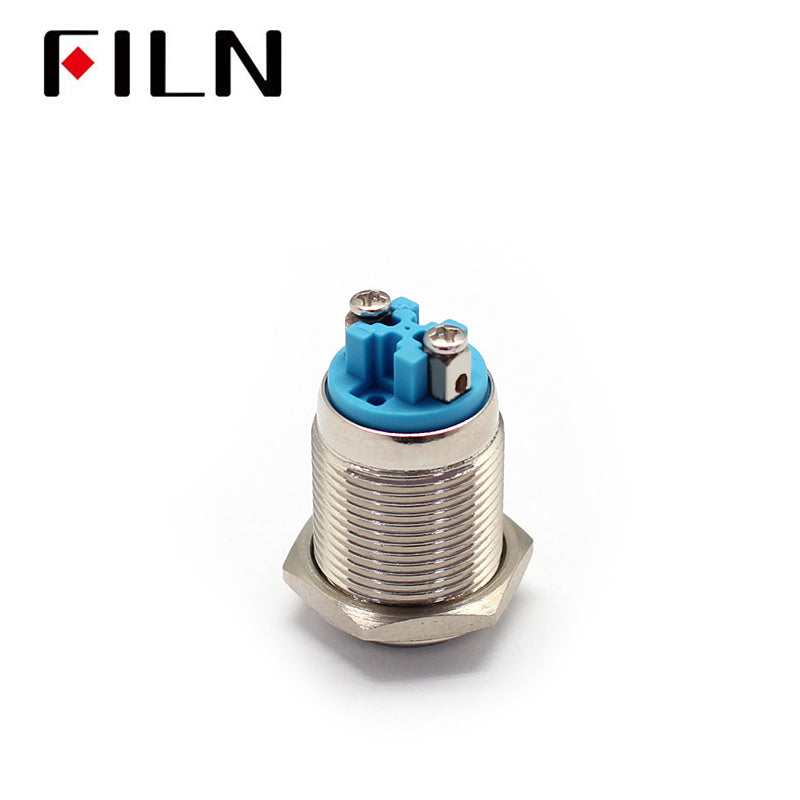 FILN 16MM 12V 24V 110V 220V Metal push button switch Bottom