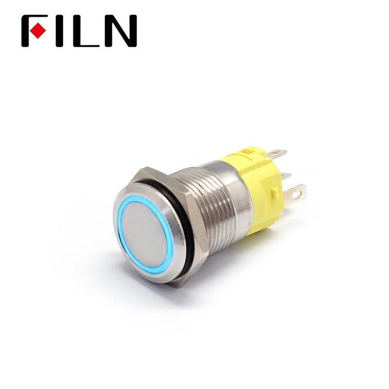 16mm 6V 12V 110V 220V LED Push Button Switch Ring LED online shop