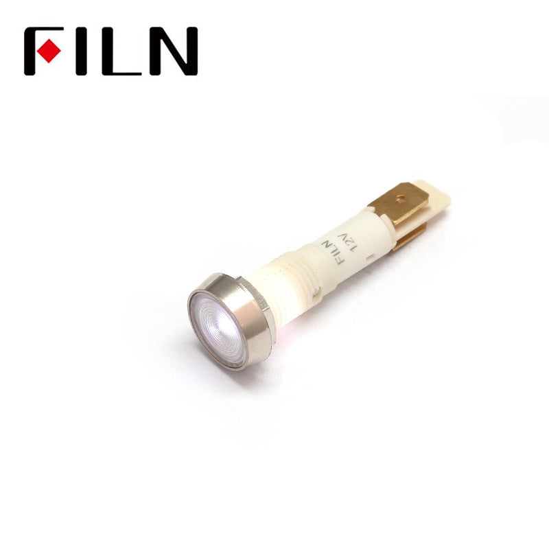 10MM 220V Kitchen Equipment LED Plastic Indicator Ligh White