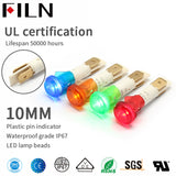 10mm 380v neon bulb ip67 singal plastic indicator light