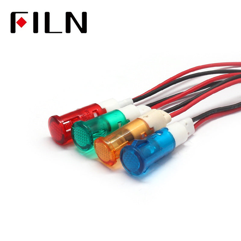 10mm 220v water heater plastic indicator light Colour