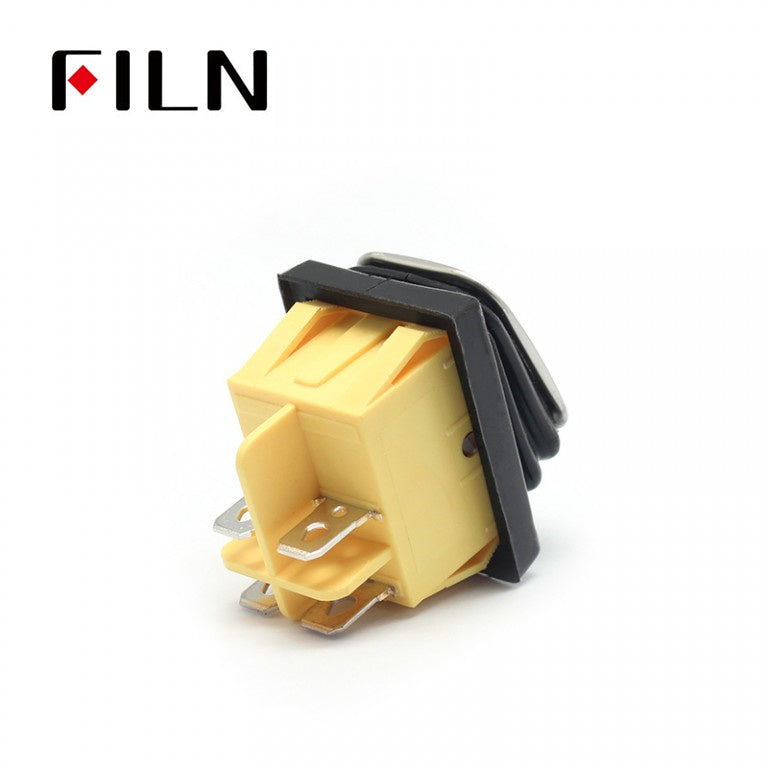 FILN Amber Stainless Waterproof IP68 12V Lighted Rocker Switch On Sale